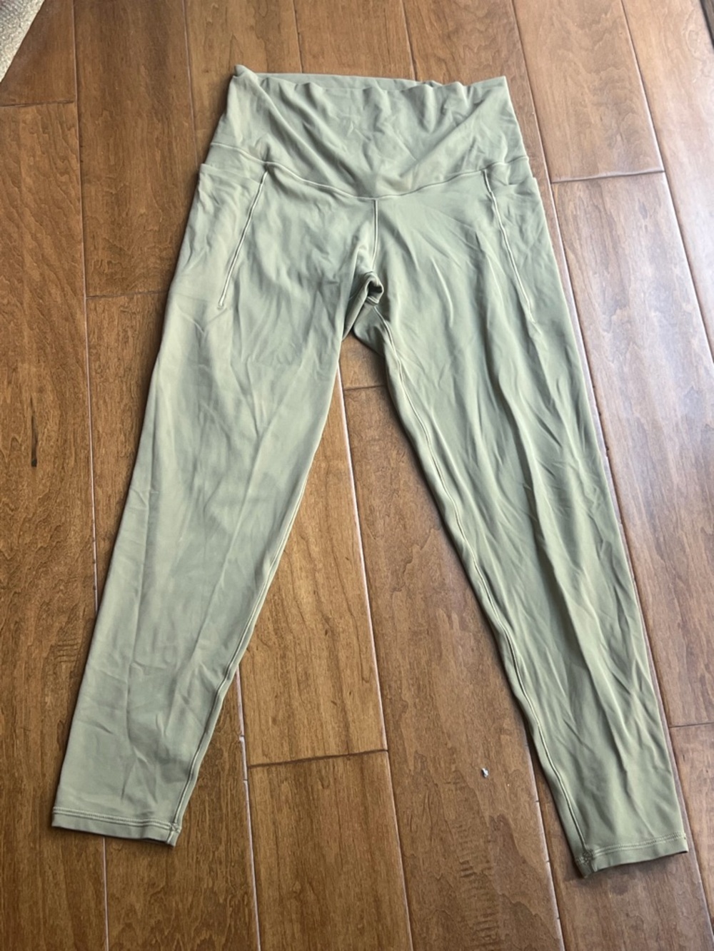 aerie Offline High-Waist Olive Green Leggings